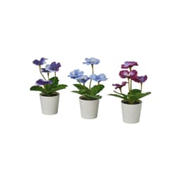 Çok Renkli Yapay Bitki - Çok Renkli 6 cm 3'lı