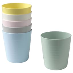 6'lı Pastel Tonlar Çocuk Bardak Seti 23 cl