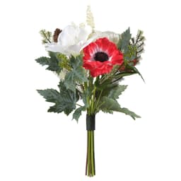 38 Cm Yapay Buket - Kırmızı-beyaz 38 cm Ek Bilgi iç-dış mekan